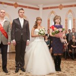 торженственная церемония бракосочетания в загсе