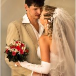 Молодожены свадебная фотография портофлио